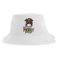 Festive Plaid Holiday PJs for Busy School Nurses Sustainable Bucket Hat