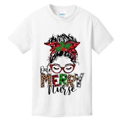 Festive Plaid Holiday PJs for Busy School Nurses Kids T-Shirt
