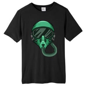 Fighter Pilot Helmet Aviator Headgear Sunglasses Gift Tall Fusion ChromaSoft Performance T-Shirt