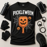 Funny Pickleween Halloween Pickleball Players Gift Cooling Performance Crew T-Shirt