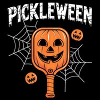 Funny Pickleween Halloween Pickleball Players Gift 16 in Basic Backpack