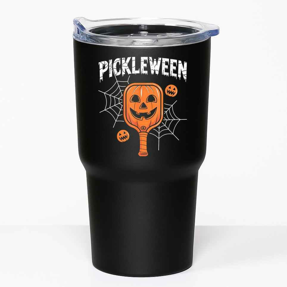 Funny Pickleween Halloween Pickleball Players Gift Tumbler