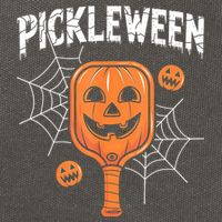 Funny Pickleween Halloween Pickleball Players Gift Cotton Canvas Backpack