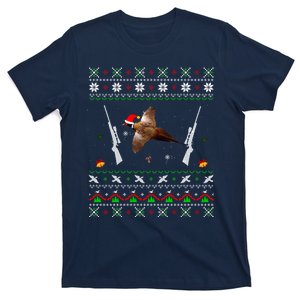 Funny Pheasant Hunting Christmas T-Shirt