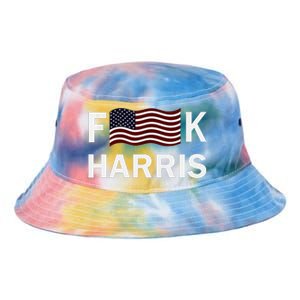 Fkh Political Humor F Kamala Harris Conservative Republican Tie Dye Newport Bucket Hat