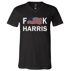 Fkh Political Humor F Kamala Harris Conservative Republican V-Neck T-Shirt