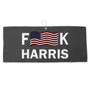 Fkh Political Humor F Kamala Harris Conservative Republican Large Microfiber Waffle Golf Towel