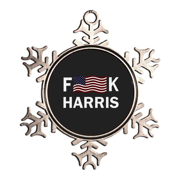 Fkh Political Humor F Kamala Harris Conservative Republican Metallic Star Ornament