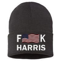 Fkh Political Humor F Kamala Harris Conservative Republican Sustainable Knit Beanie