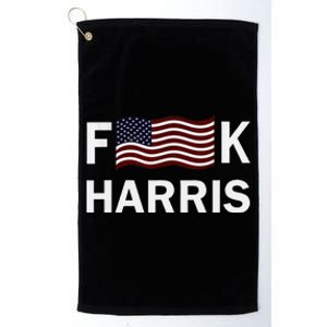 Fkh Political Humor F Kamala Harris Conservative Republican Platinum Collection Golf Towel