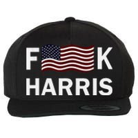 Fkh Political Humor F Kamala Harris Conservative Republican Wool Snapback Cap