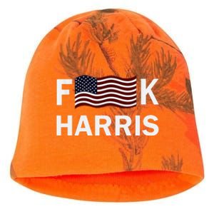 Fkh Political Humor F Kamala Harris Conservative Republican Kati - Camo Knit Beanie