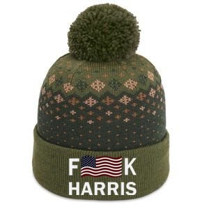 Fkh Political Humor F Kamala Harris Conservative Republican The Baniff Cuffed Pom Beanie