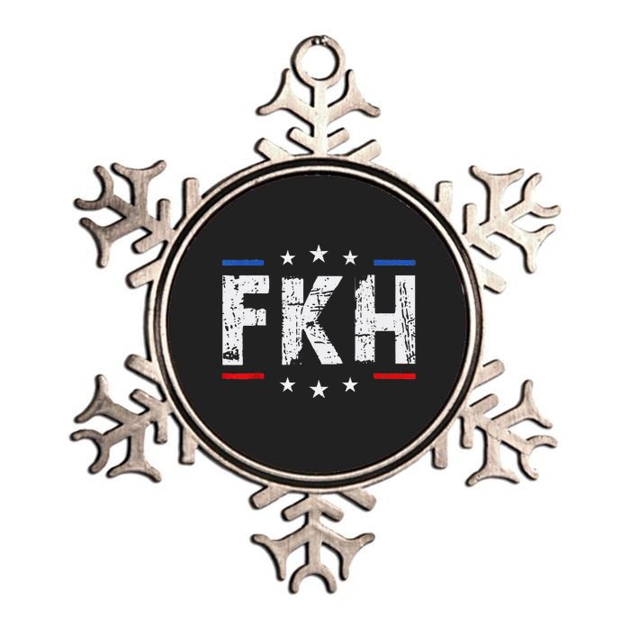 Fkh Political Humor F Kamala Harris Conservative Republican Metallic Star Ornament