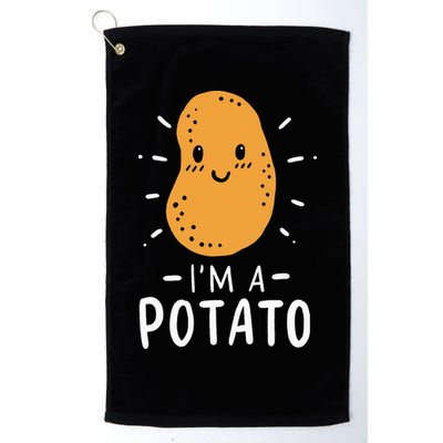 Funny Potato Halloween Costume Cute and Vegan Friendly Golf Towel