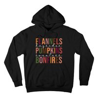 Flannels Pumpkins Hayrides Smores And Bonfires Hoodie