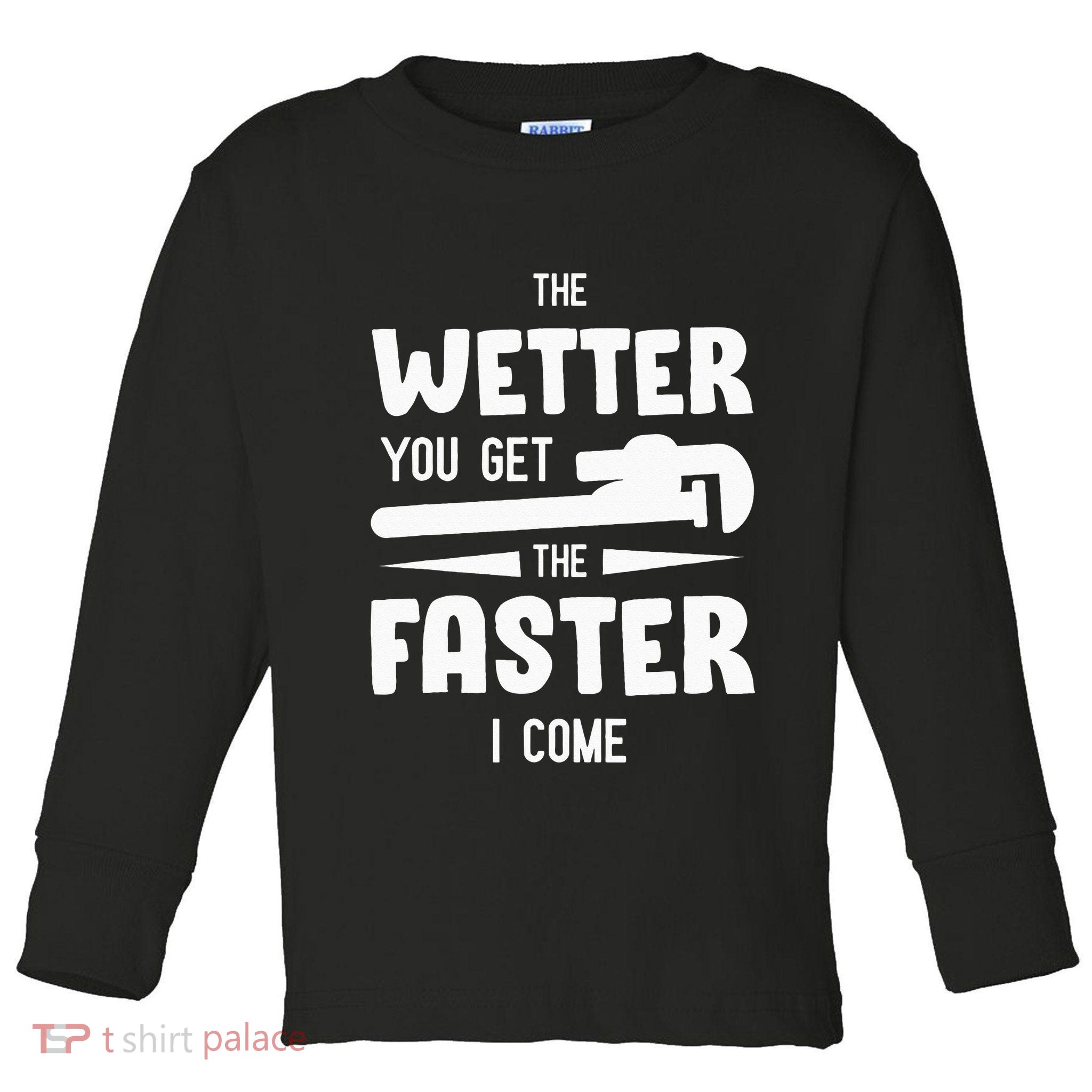 Funny Plumbing Humorous Plumber Gag Gifts Toddler Long Sleeve Shirt