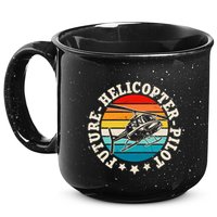 Future Pilot Helicopter 15oz Campfire Ceramic Mug