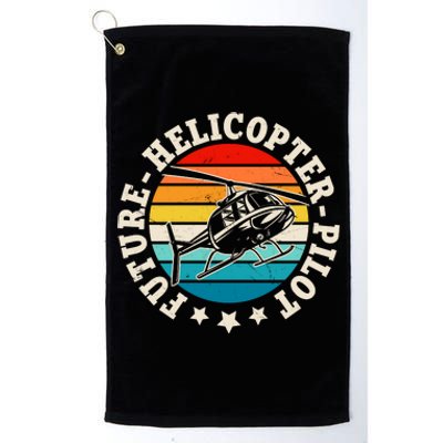 Future Pilot Helicopter Platinum Collection Golf Towel