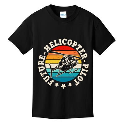 Future Pilot Helicopter Kids T-Shirt
