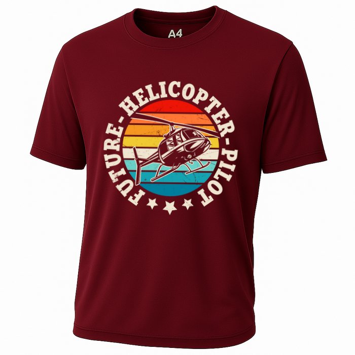 Future Pilot Helicopter Cooling Performance Crew T-Shirt