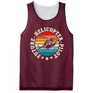 Future Pilot Helicopter Mesh Reversible Basketball Jersey Tank