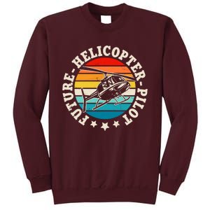 Future Pilot Helicopter Tall Sweatshirt