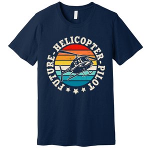 Future Pilot Helicopter Premium T-Shirt