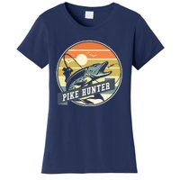 Fishing Pike Hunter River Fishing Angler Fish Hunting Women's T-Shirt