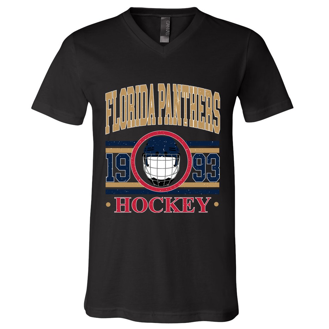 Florida Panther Hockey Team Supporter V-Neck T-Shirt