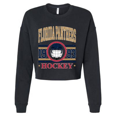 Florida Panther Hockey Team Supporter Cropped Pullover Crew
