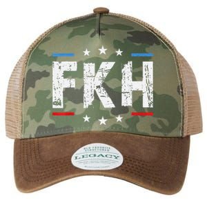 Fkh Political Humor F Kamala Harris Conservative Republican Legacy Tie Dye Trucker Hat