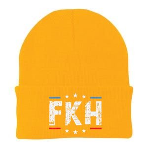 Fkh Political Humor F Kamala Harris Conservative Republican Knit Cap Winter Beanie