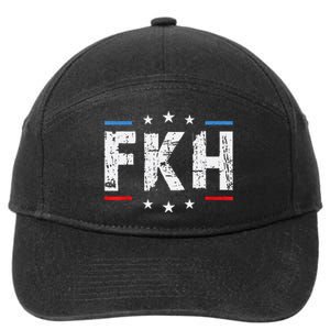 Fkh Political Humor F Kamala Harris Conservative Republican 7-Panel Snapback Hat