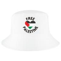 Free Palestine Heart Support Palestine Cool Comfort Performance Bucket Hat