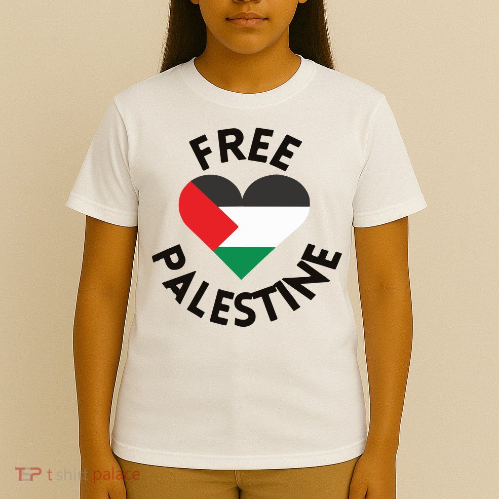 Free Palestine Heart Support Palestine T-Shirt