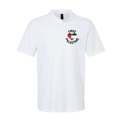 Free Palestine Heart Support Palestine Polo
