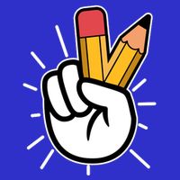 Funny Peace Hand With Pencil Fingers Hoodie