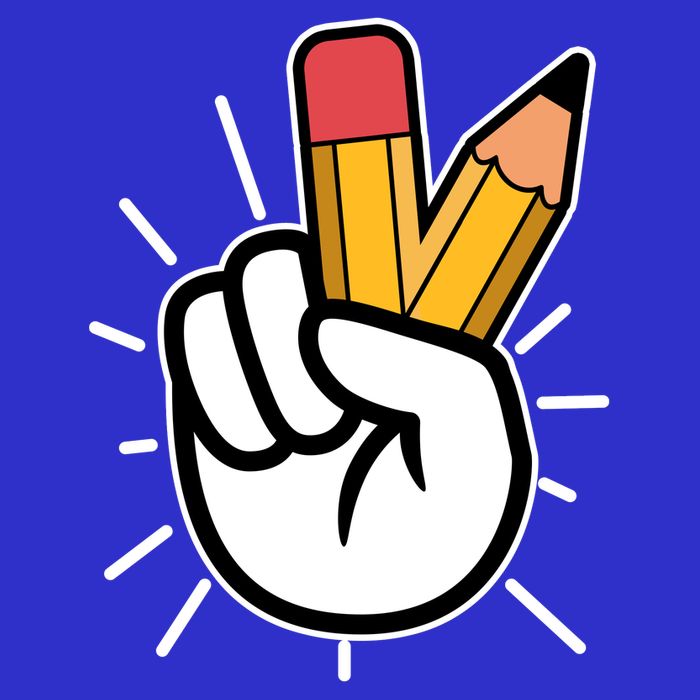 Funny Peace Hand With Pencil Fingers Hoodie