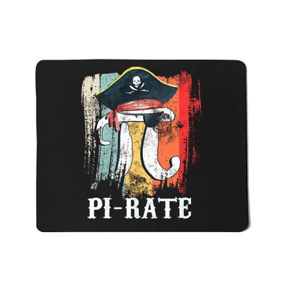 Funny Pi-rate - Happy Pi Day Math Geek Pirate Lover Mousepad