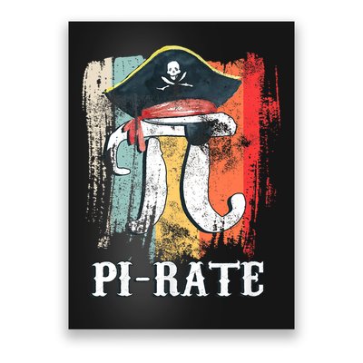 Funny Pi-rate - Happy Pi Day Math Geek Pirate Lover Poster