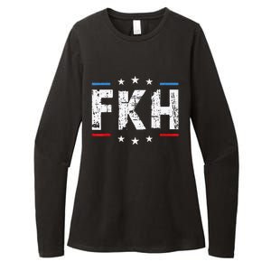 Fkh Political Humor F Kamala Harris Conservative Republican Womens CVC Long Sleeve Shirt