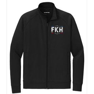 Fkh Political Humor F Kamala Harris Conservative Republican Stretch Full-Zip Cadet Jacket