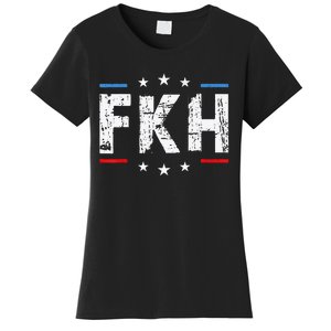 Fkh Political Humor F Kamala Harris Conservative Republican Women's T-Shirt