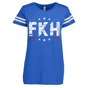 Fkh Political Humor F Kamala Harris Conservative Republican Enza Ladies Jersey Football T-Shirt