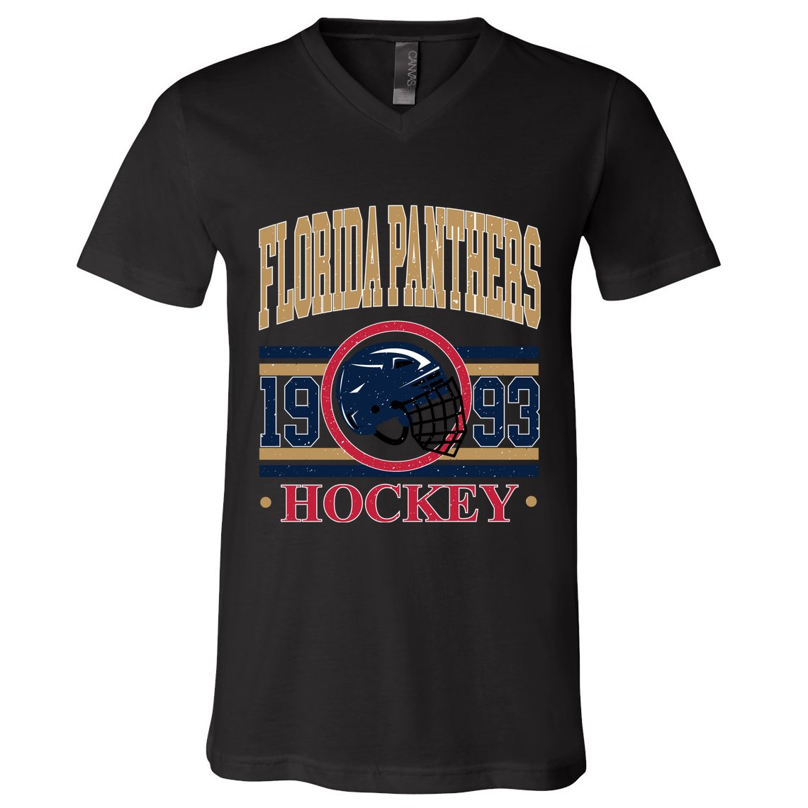 Florida Panther Hockey Team Supporter V-Neck T-Shirt