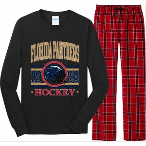 Florida Panther Hockey Team Supporter Long Sleeve Pajama Set