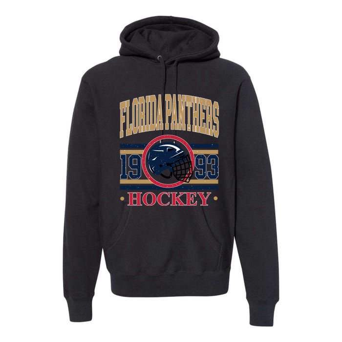 Florida Panther Hockey Team Supporter Premium Hoodie