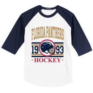 Florida Panther Hockey Team Supporter Baseball Sleeve Shirt