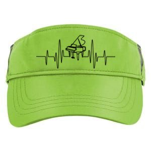 Funny Piano Heartbeat Keyboard For Piano Player Men Women Adult Drive Performance Visor